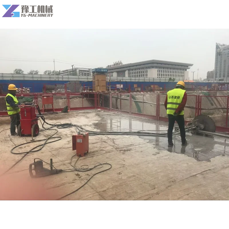 YG آلة منشار الجدار الهيدروليكي المحمولة قطع الخرسانة الماس سلك المنشار شهادة حديد التسليح آلة منشار الجدار الخرساني للمكسيك #3