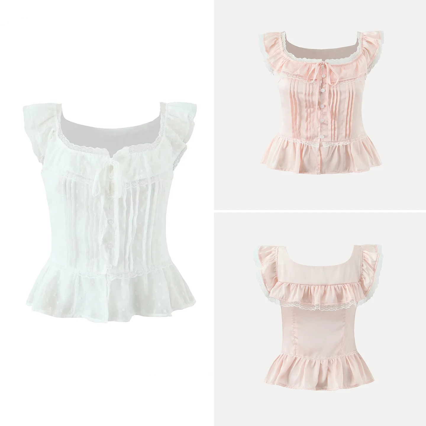 

Faionable Lace Collar Slim Fit Svel Top for Women Winter 2025 Z Brand irt Sle Other Fabric Other Regular Thi...