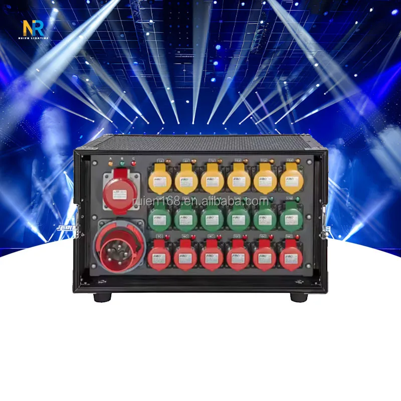 12-Road and 18-Road Output Power Box Distribution Equipment Waterproof Output Power Distribution Distributor