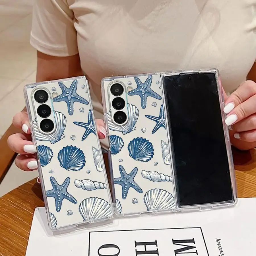 Phone Cover Case for Samsung Galaxy Z Fold 8 Ultra ZFold6 Z Fold 7 6 5 4 3 ZFold4 ZFold3 ZFold7 ZFold5 Shell Starfish