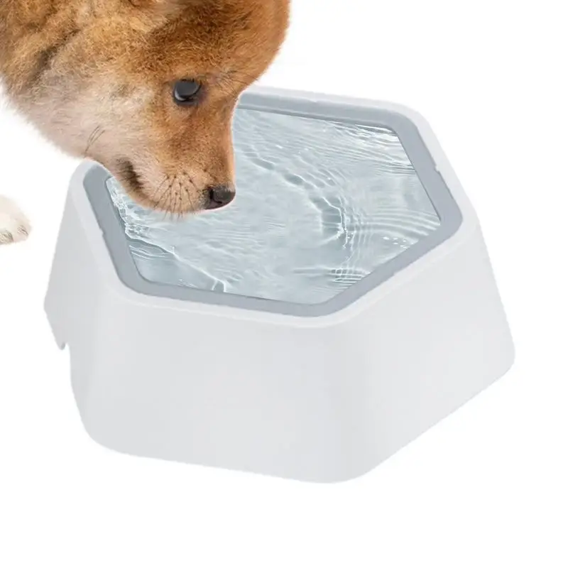 

Water Bowl Anti-Splash Water Feeder Anti-Slip Feeder No-Splash Bowl For Messy Drinkers Outdoor Pet Animal Dogs Cats