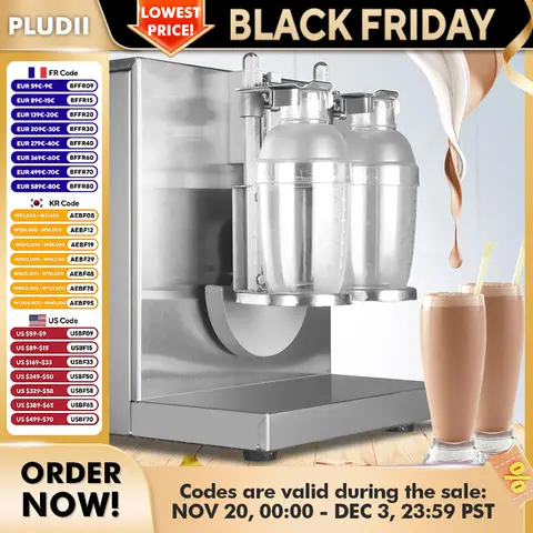 Handels übliche Edelstahl Bubble Tea Shaker Doppel becher Shaker Maschine Milch tee Shaking Maschine Bubble Shaker Maschine