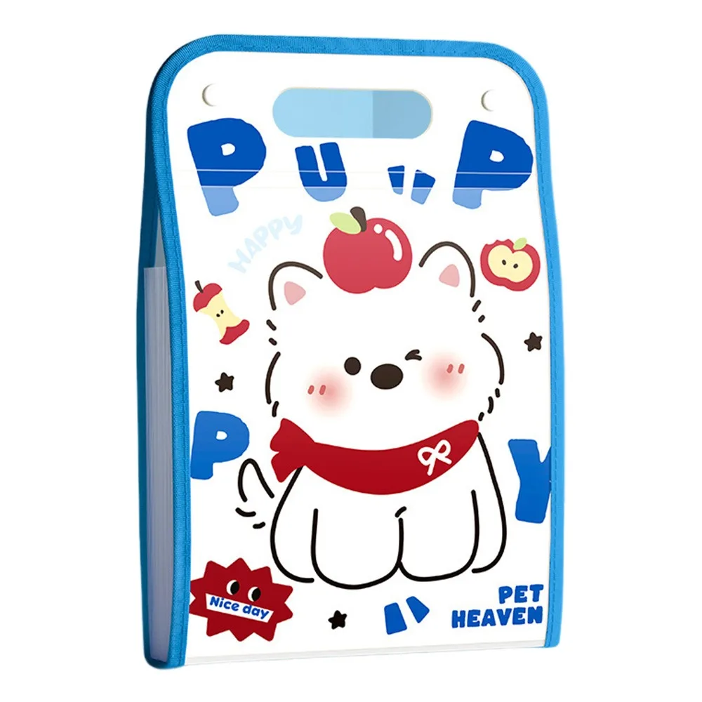 

Gifts A4 Portable File Bag Multi-layer Large Capacity Vertical Accordion Bag Classification Storage Cartoon File Tool