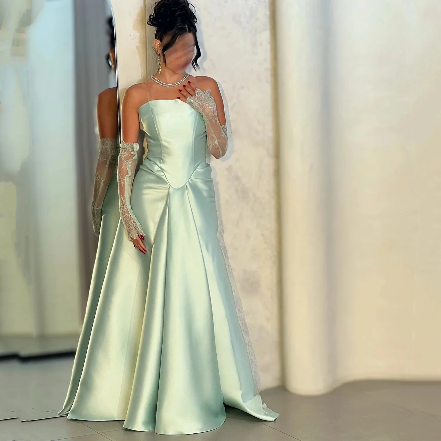 

Strapless Party Long Bespoke Occasion Gown Evening Dresses Pastrol Unisex Jersey Retro Dubai Saudi Arabic Israel Prom Customized