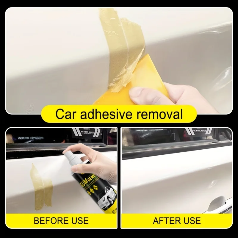 Multi-Purpose Adhesive Remover for Cars - Versatile Glue Cleaner, Ideal for Glass Stickers & Double-Sided Tape