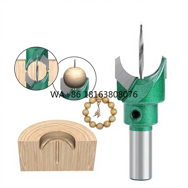 Best-selling 10-piece Steel Four-flute Wood Carving Milling Cutter Lathe Tool
