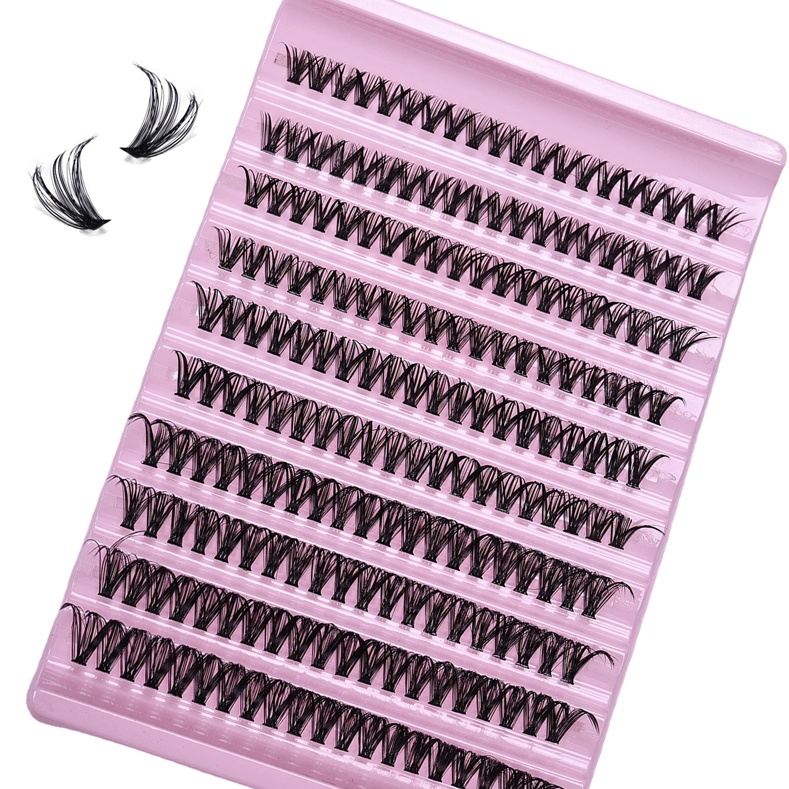 Individual Lashes 8-16mm 3Pack/5Pack Cluster Lashes Natural Look Mixed Tray DIY Eyelash Extension Volume Lash Clusters Eyelashes