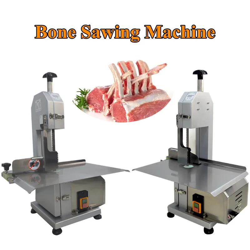 Commercial Meat Saw Band Bone Cutting Machine Electric Bone Saw Machine Kitchen Chicken 110V 220V Fish Meat Bone Cutting Machine