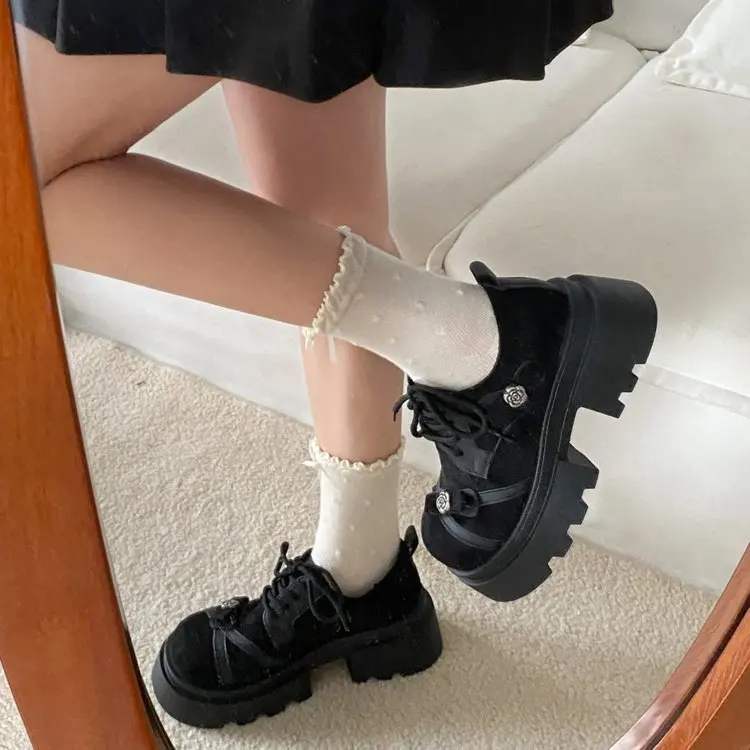 Dames Y2K Trendy Rose Buckle Strappy Platform Schoenen Chunky Sole Fashion Coole schoenen voor Festival Shopping Date Party