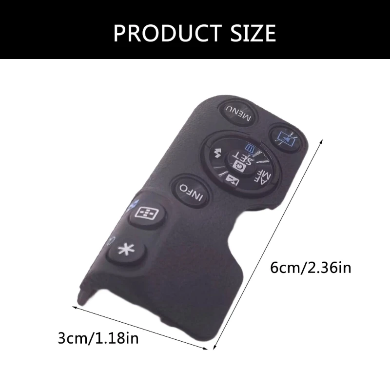 53CC PU Rear Shell Menu Button For M50I/M50II Cameras for Professional and Enthusiast Photographers Easy Installation