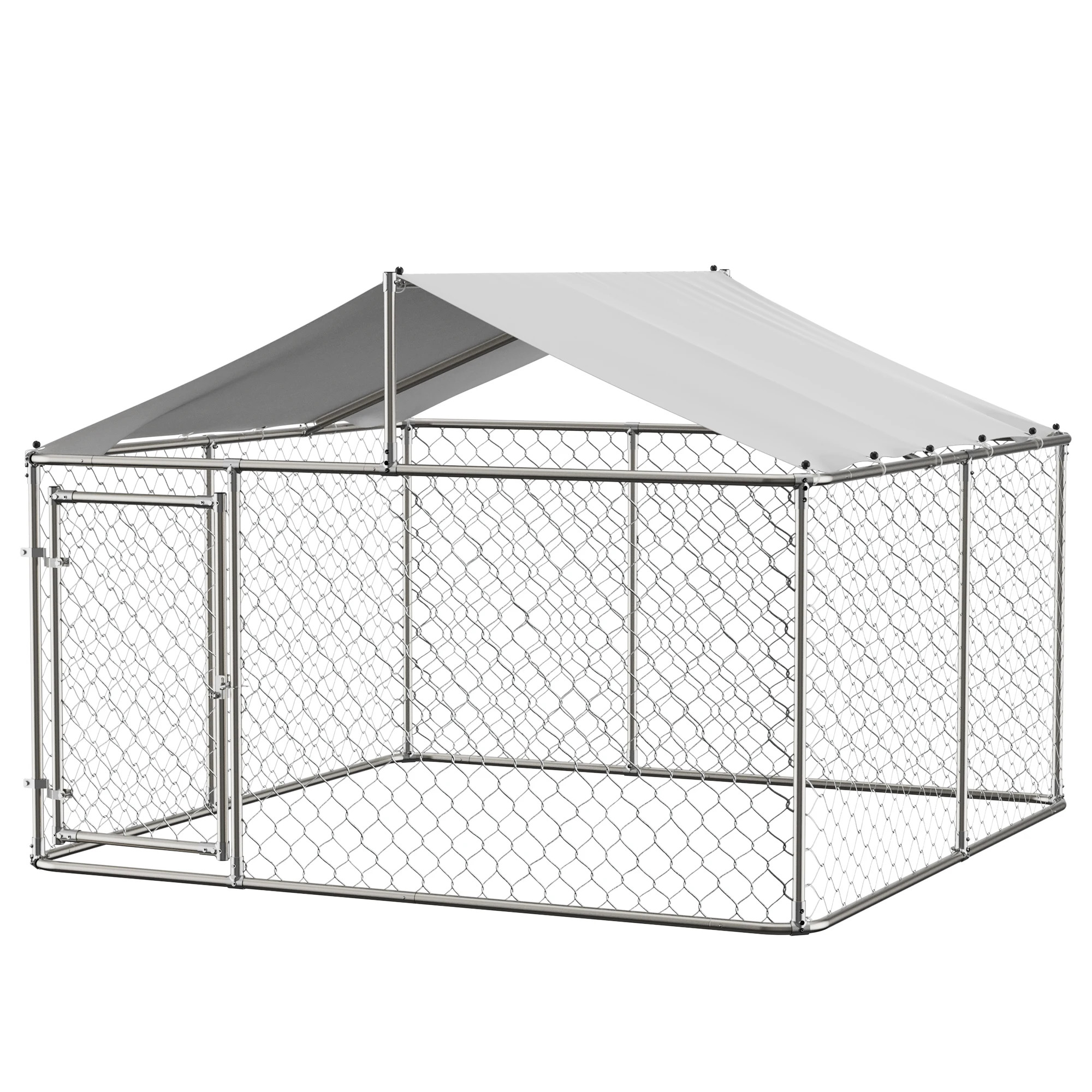 7.5x7.5 ft Outdoor Dog Kennel Large Heavy  Shade Dog Pen Playpen Pet Dog Run Enclosure