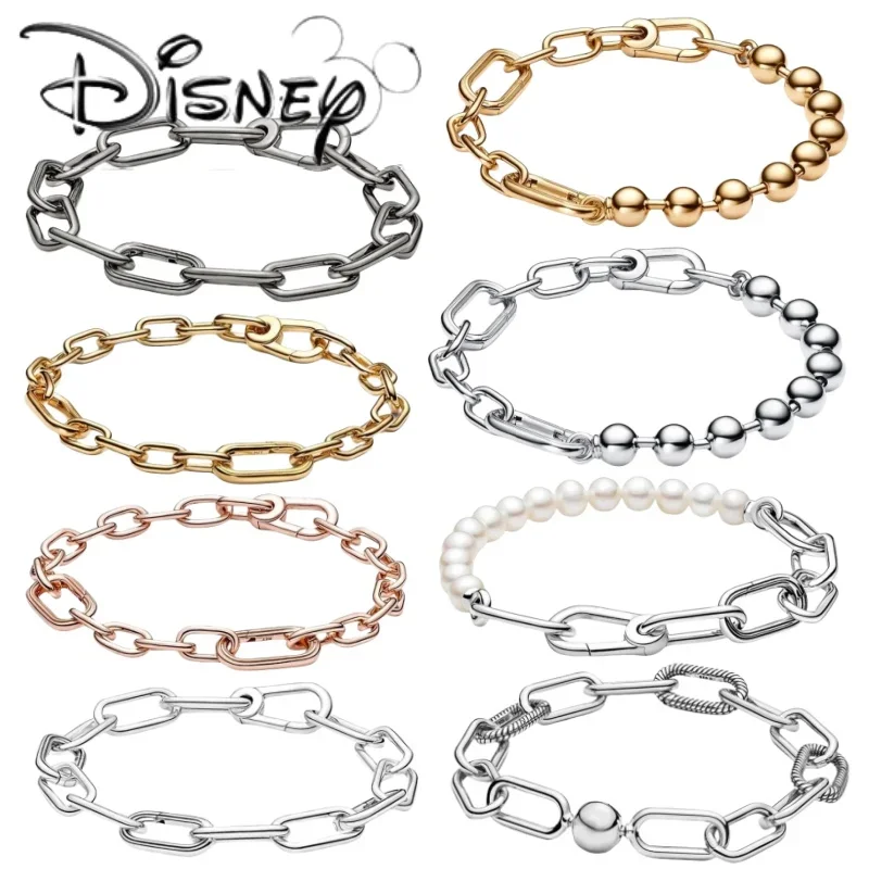 

2025 New Classic Potdemiel Disney Bracelet Suitable for Panda Beads Women's Jewelry Accessories Gifts