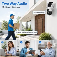 Vstarcam 8MP Dua l Lens Solar WIFI Security Cameras With Solar Panels PIR Human Detection Night Vision Battery CCTV Camera 3
