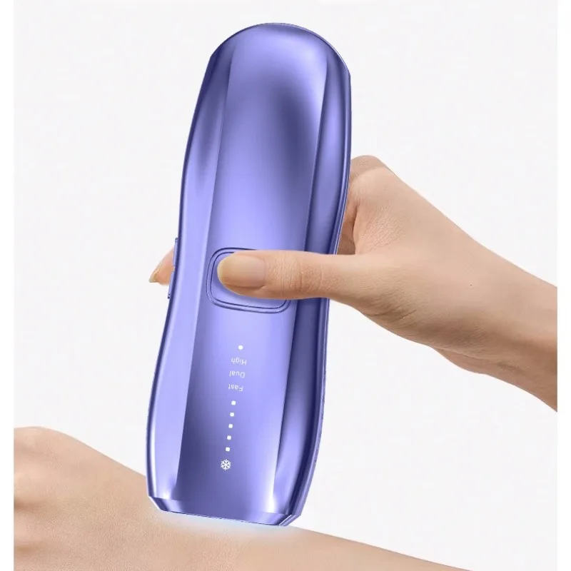 2026 New Ice Cooling IPL Hair Removal Device, Dual Lamp, Home Use Full Body Ice Sensing Epilator