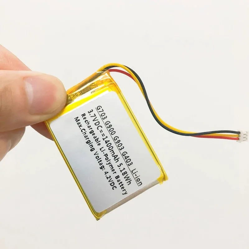 بطارية 3.7 فولت 1400 مللي أمبير في الساعة لماوس الألعاب Logitech G900 G703 G903 Chaos Spectrum وG403 Prodigy RGB 533-000130