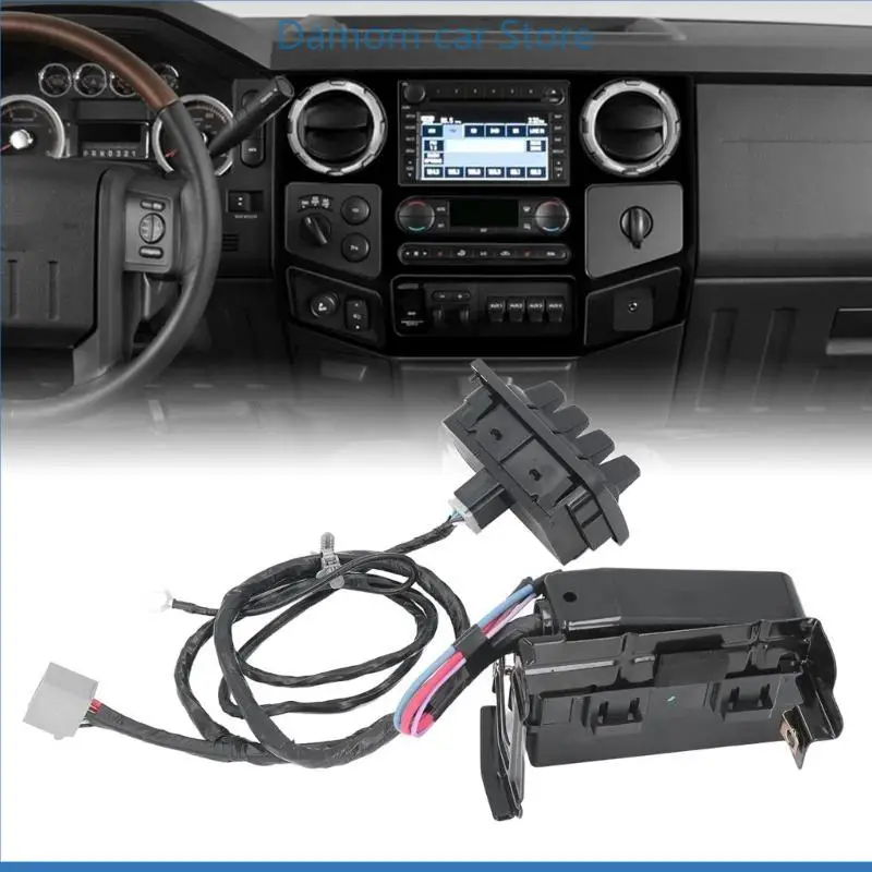 

Auxiliary Upfitter Switch Panel AL3Z13D730AA Fit for F550 F750 F150 F250 F350 F450 Replace Part BC3Z14A303B