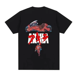 Japanese Anime Neo Tokyo Akira T Shirt Movie Science Fiction Manga Shotaro Kaneda Men Short Sleeve T Shirts 100% Cotton 72417
