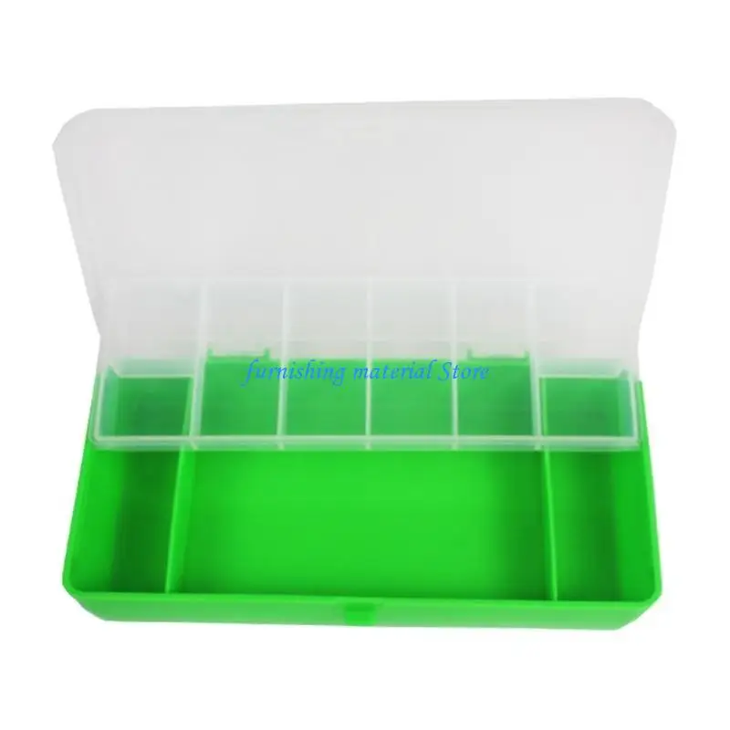 Y5GD 휴대용 낚시 태클 상자 11 구획 더블 데크 보관 케이스 낚시 액세서리 루어 후크 미끼 도구 상자