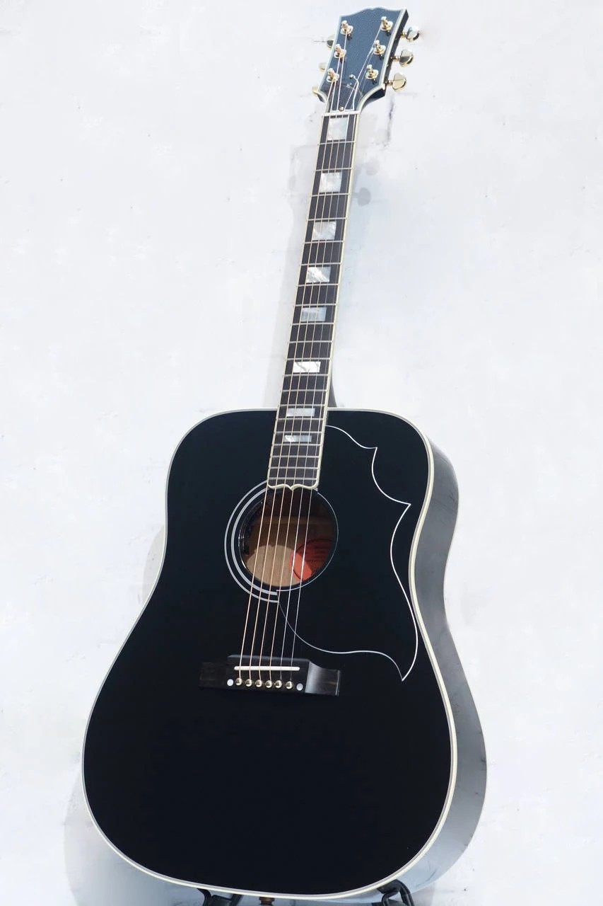 Made of  Hummingbird Custom Ebony  Acoustic Guitar