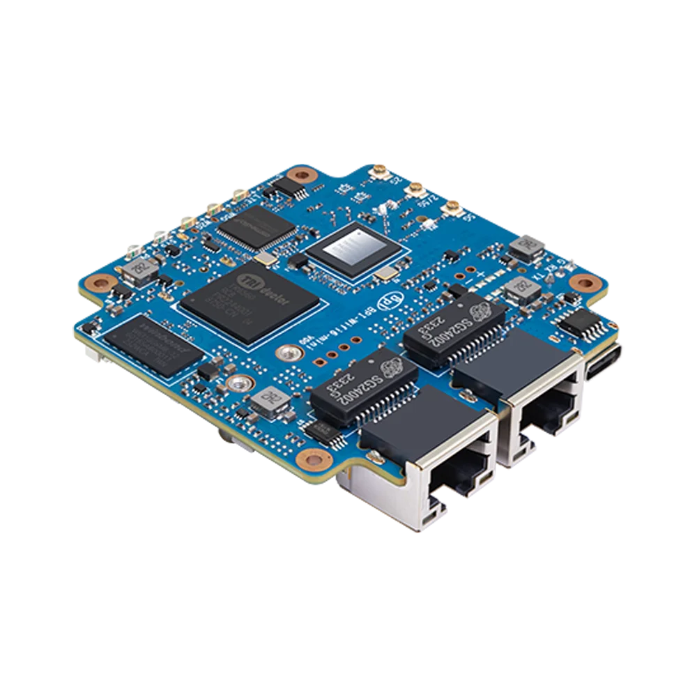 Banana Pi BPI-WIFI6 Mini Open Source Router mit Antennengehäuse Triductor TR6560 TR5220 Wifi SOC Dual Core ARM Smart Routing Board