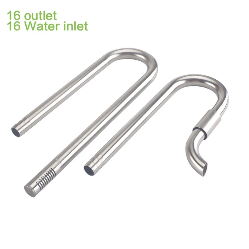 Aquairum Stainless Steel Skimmer Lily Pipe for Tank Filter Pipes Filter Supplies Lily Pipe Inflow Aquarium Inlet Outlet