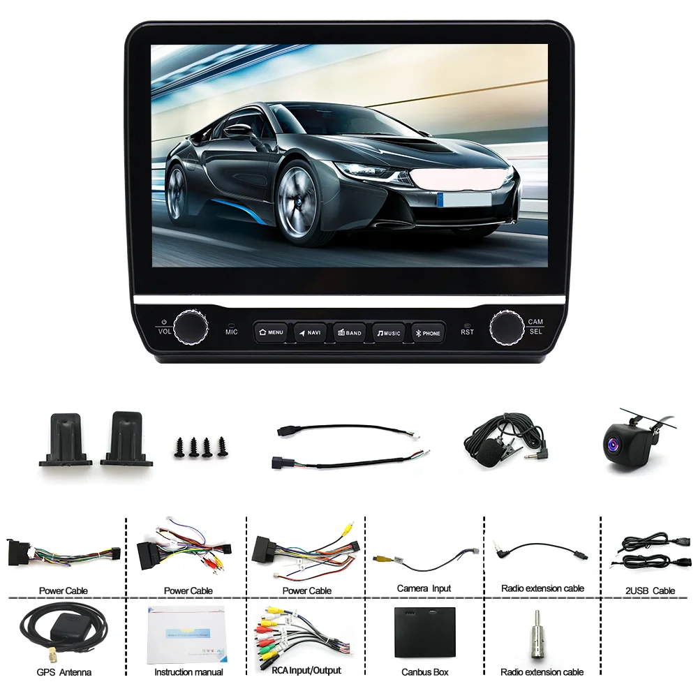 10Inch Car Stereo Radio GPS Navigation For Carplay For Fiat Ducato 2006 - 2023 Android 13 Android Auto feature 4+64G+AHD camera