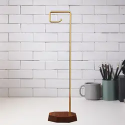 Wind Chime Stand Decor Support Chinese Brush Pen Rest Stand Painting Calligraphy Pens Holder for Hanging Pendant Lanterns Stand