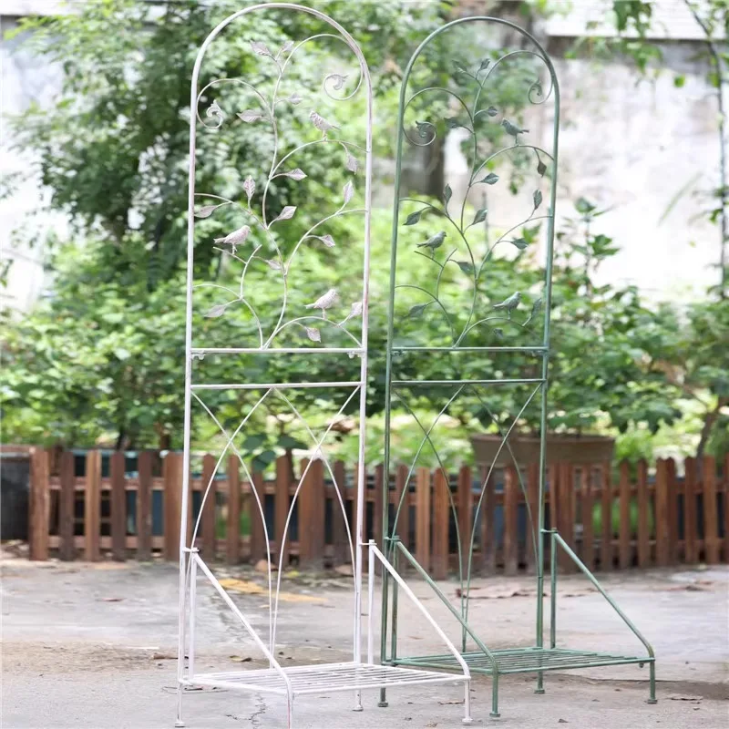 

Indoor furniture iron outdoor rose clematis climbing bracket courtyard garden flower pot frame shelf climbing vine f