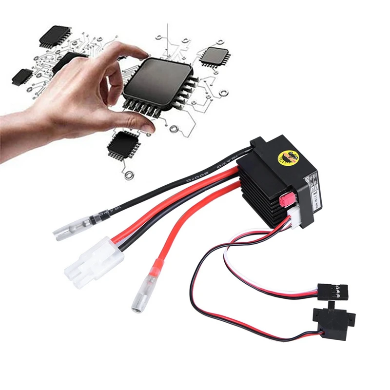 320A ESC Brush Motor Speed Controller Double Way Replacement Parts Accessories For HSP HPI RC Car Boat Model TAMIYAS Plug