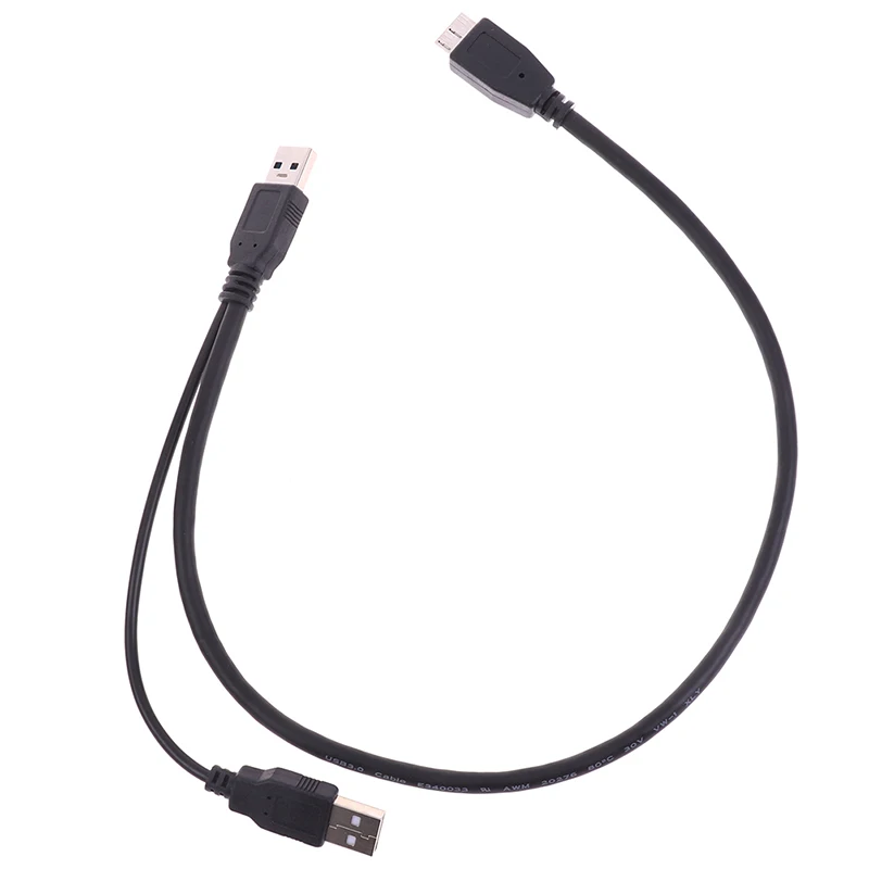 USB 3.0 A Male Micro USB 3.0 B Y Cord Cable For External Hard Drive Disk Cables