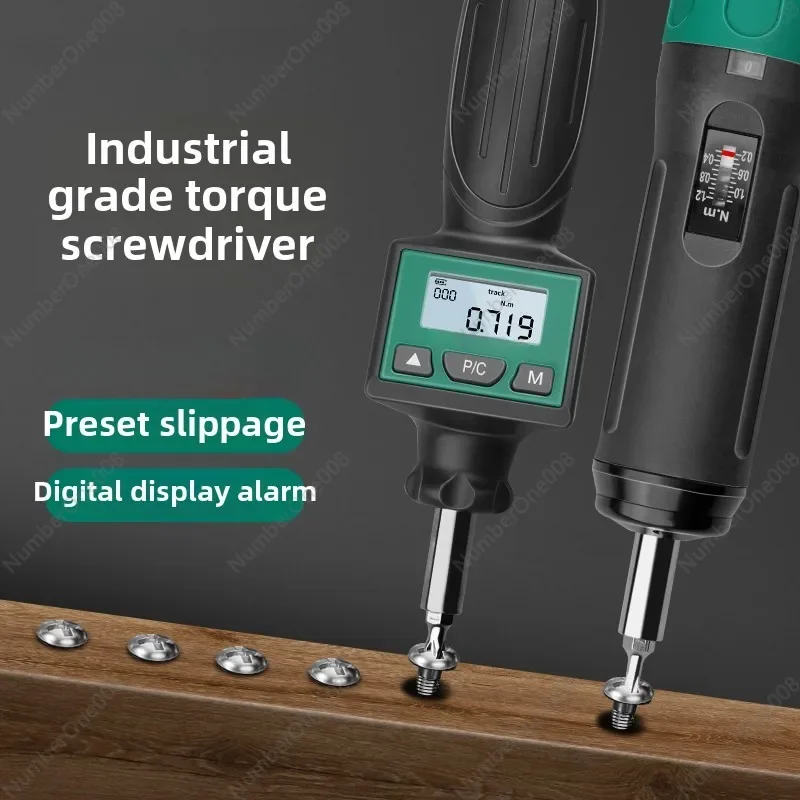 Green Forest  Screwdriver High Precision Preset Batch Slip  Gauge Adjustable Digital Display Torque Driver