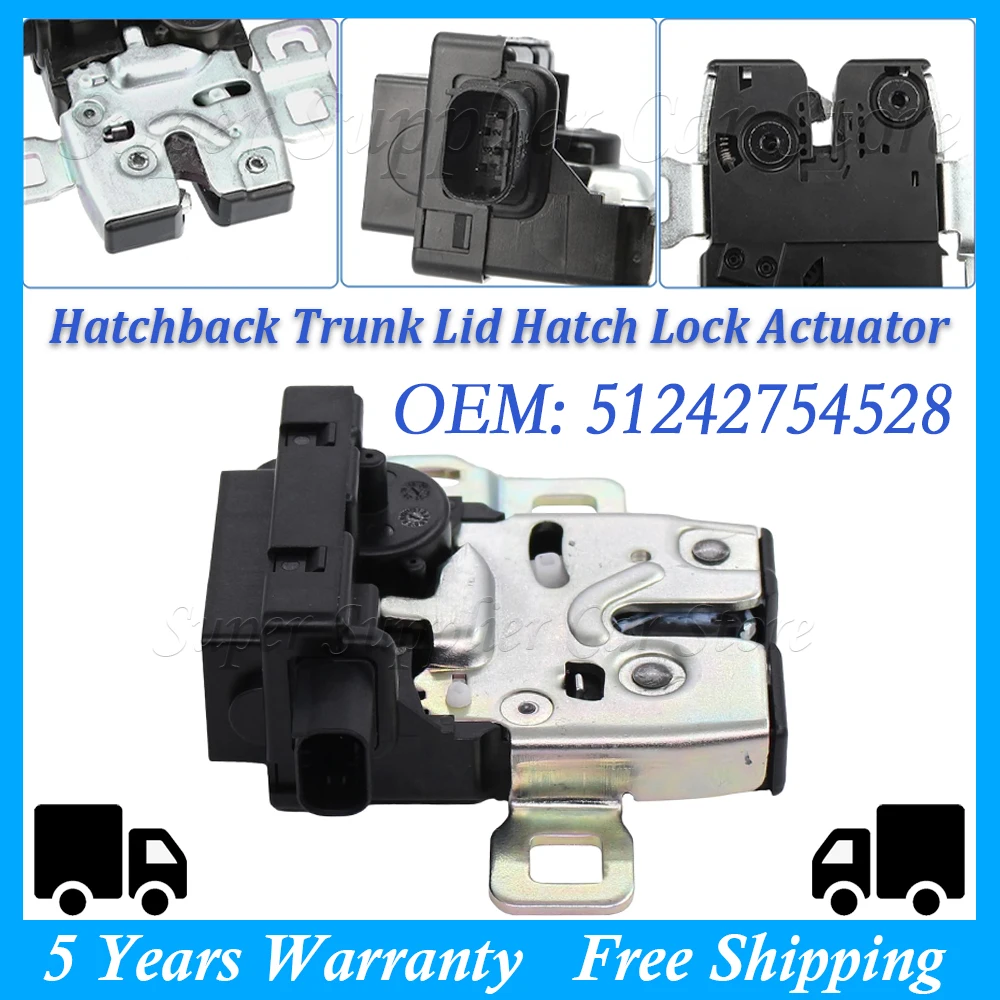 

Новый привод замка крышки багажника для Mini Cooper R50 R53 R56 R59 2002-2015, привод замка крышки багажника 51242754528