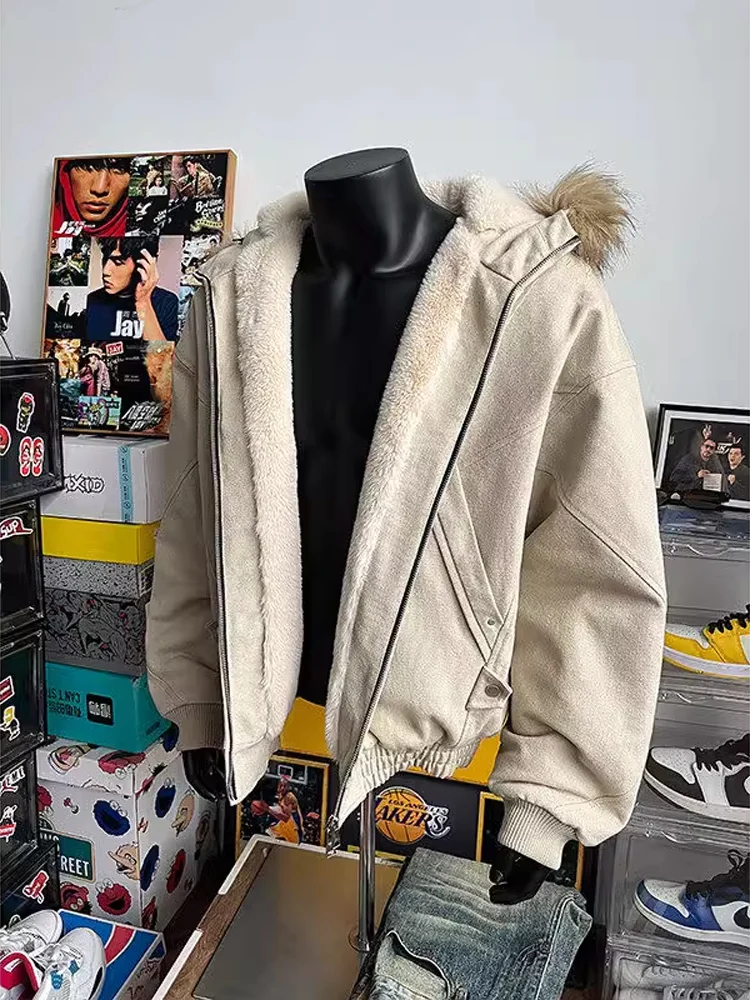 

Мужская зимняя парка American Sle Jaet Thiened Fce на подкладке, рабочая одежда с капюшоном, модная хлопковая одежда