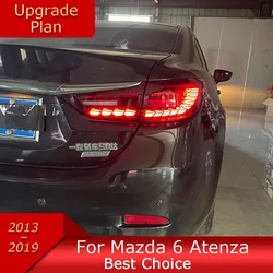 Car Lights for Mazda 6 2013-2018 Atenza Mazda6 LED Auto Taillight Assembly Upgrade Dragon Scale Design Dynamic Lamp Accessories