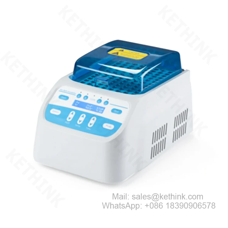 KETHINK KT-DH200 Mini  Electric Lab Test Tube Heater Bench Top Dry Bath Incubator 4 Separated Temp Control Heating Area