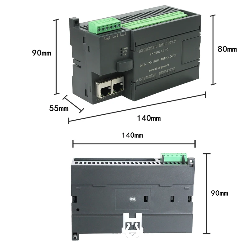 ProfiNET All-in-One Remote IO Acquisition Data Digital Relay Input/Output Module