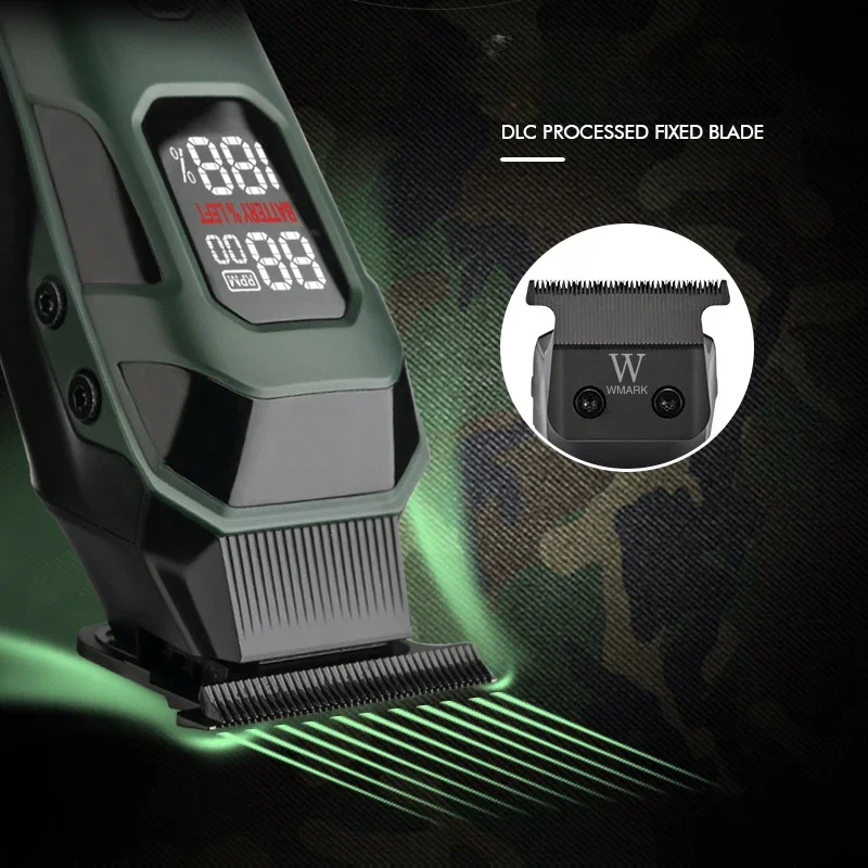 New  Hair Trimmer for Men WMARK NG-8280  High Speed Engraving Clipper DLC Head Clipper Charging Hair Salon