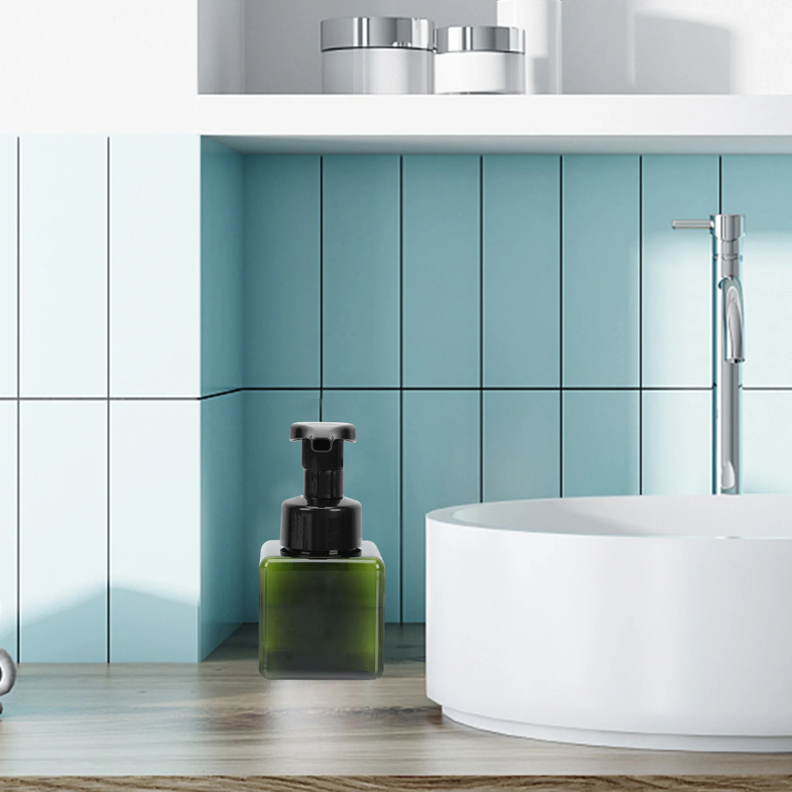 3 قطعة زجاجة توزيع الصابون الرغوي 250 مللي قابلة لإعادة الملء وقابلة لإعادة الاستخدام مانعة للتسرب ومضادة للكسر محمولة للسفر والمنزل والحمام والمطبخ #1