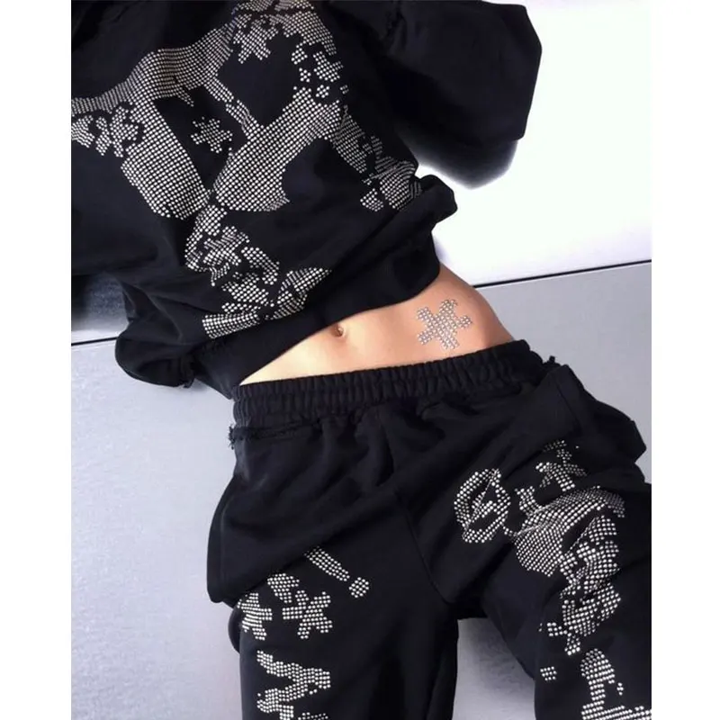 

Осенний Модный женский пуловер Y2k, худи в готическом стиле, стиле панк, гранж-дизайн, свитшот с длинным рукавом, куртка, пальто, уличная одежда