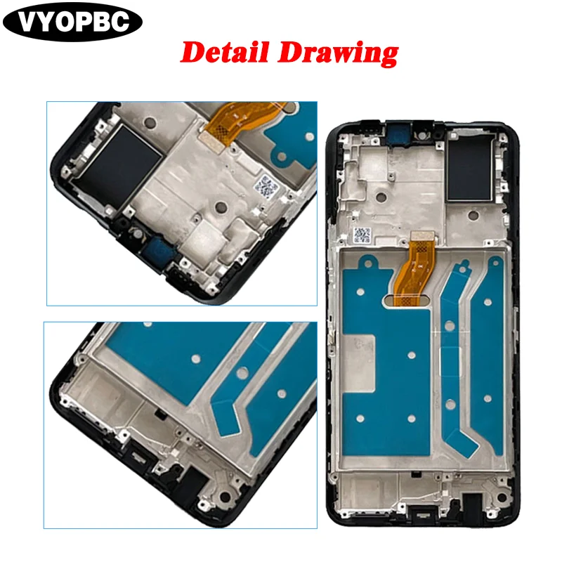 Écran LCD Original de 6.74 pouces pour Honor X7, avec cadre d\'écran tactile Cma-Lx2, CMA-LX1, CMA-LX3