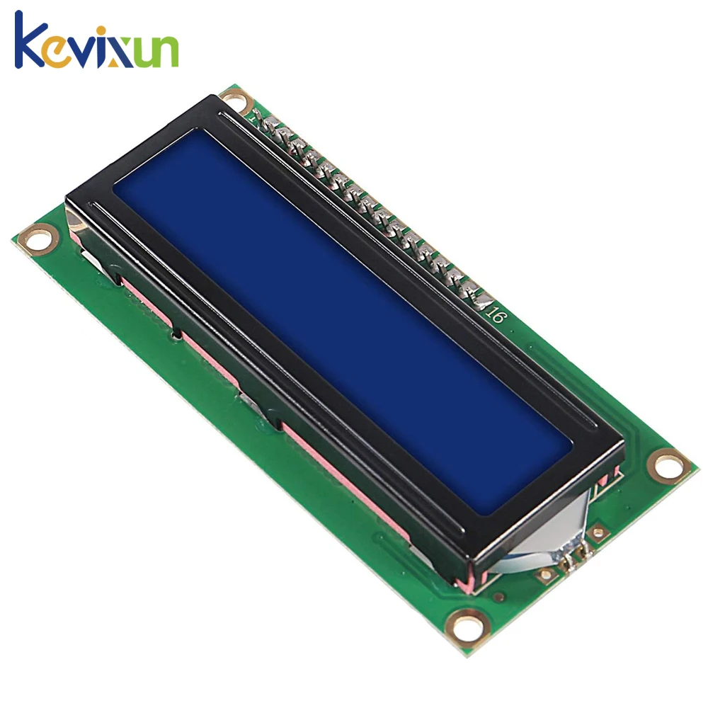 LCD1602 1602 وحدة LCD شاشة زرقاء/أصفر أخضر 16x2 حرف شاشة الكريستال السائل PCF8574T PCF8574 IIC I2C واجهة 5 فولت لاردوينو