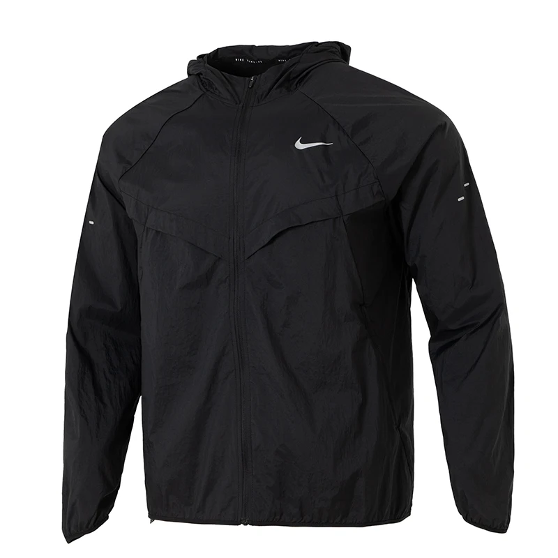 

Nike Men's Uv Rpl Stride Jacket Sportswear Fitness Training Top Breathable Casual Tops Coat Hv4549-010