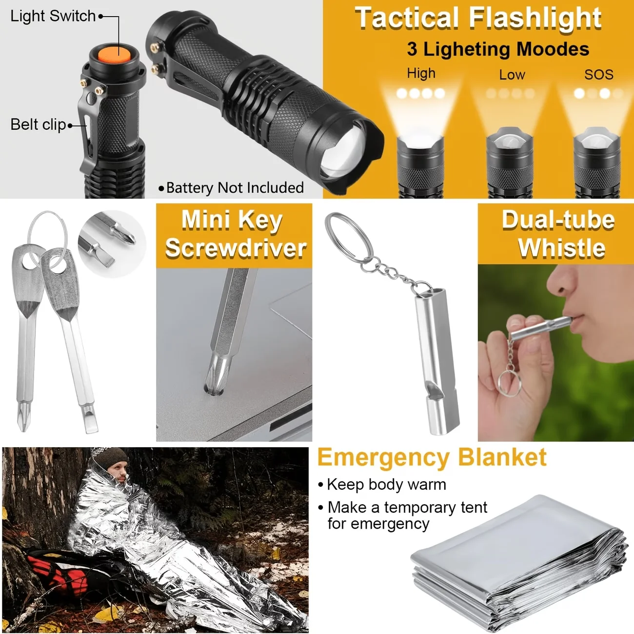 250-Piece Professional Surviva - Outdoor Adventure Kit 评论和价格