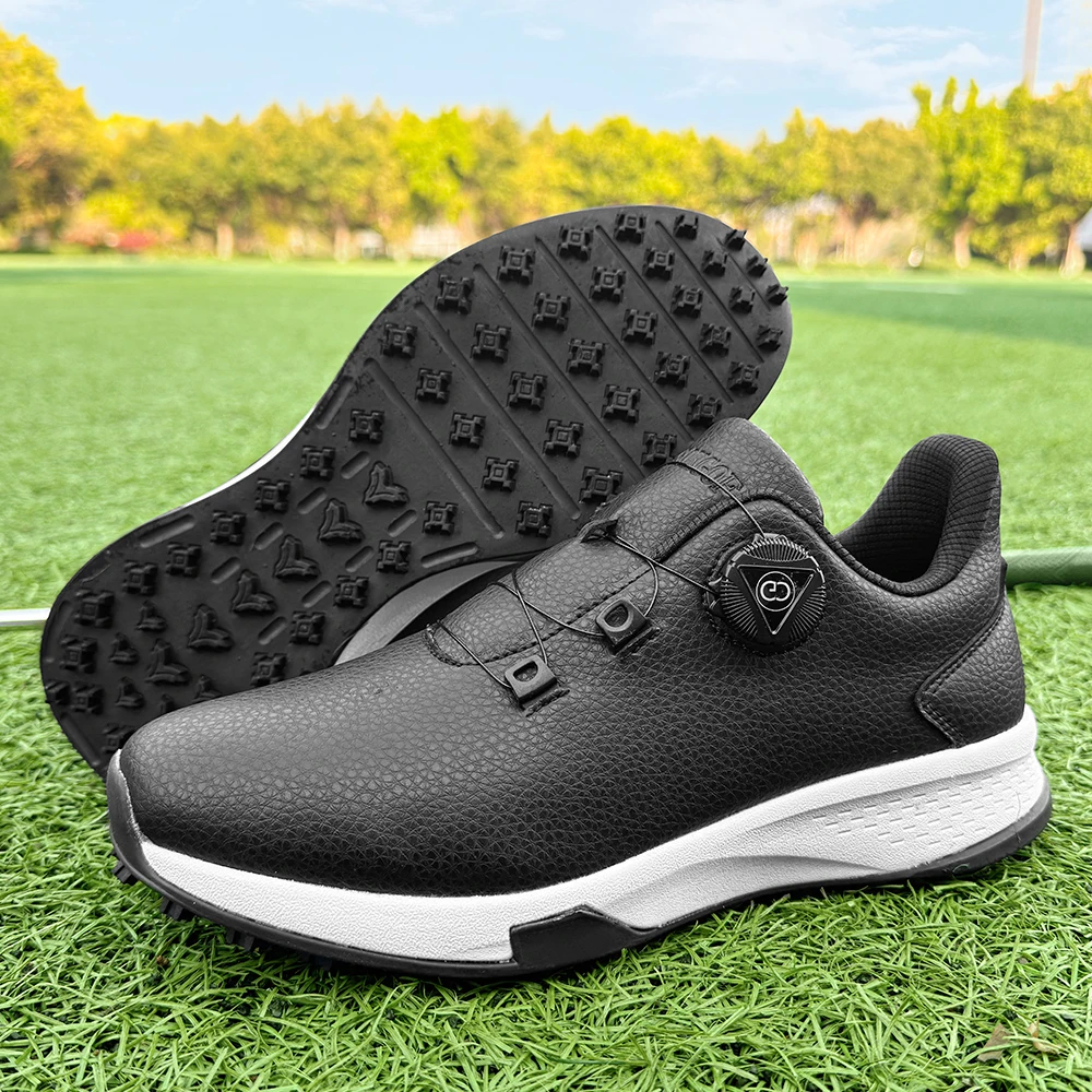 Professional Spikeless Golf Shoes Men Luxury Golf Footwears Comfortable Walking Sneakers