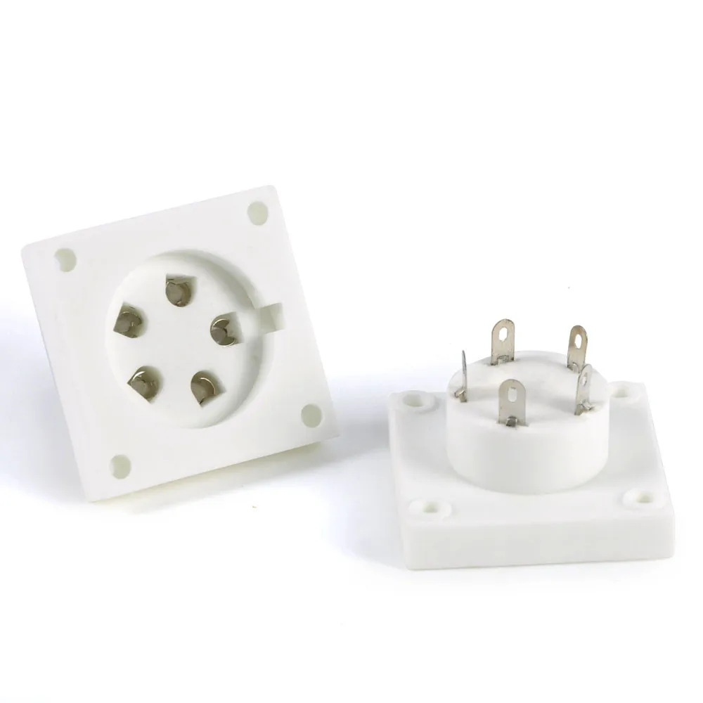 진공 세라믹 빈티지 튜브 소켓, 오디오 앰프 부품, Cd Ce Da P5A, 5 핀, 1 개