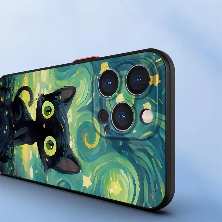 เคสแบบนิ่มสำหรับ Apple iPhone 13 Mini 7 8 15 16 14 Plus 12 13 11 Pro Max XS Max ลายเสือดาวเท่ห์และแฟชั่น