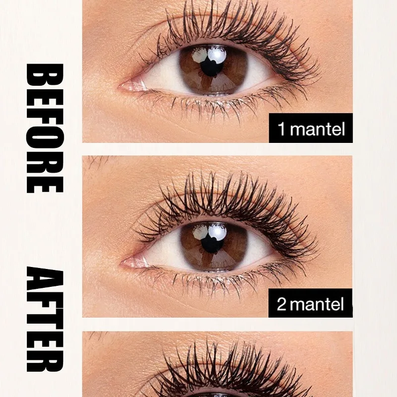 Rímel de fibra de seda colorido escova ultrafina alonga os cílios à prova dwaterproof água duradoura secagem rápida verde rosa curling rímel maquiagem