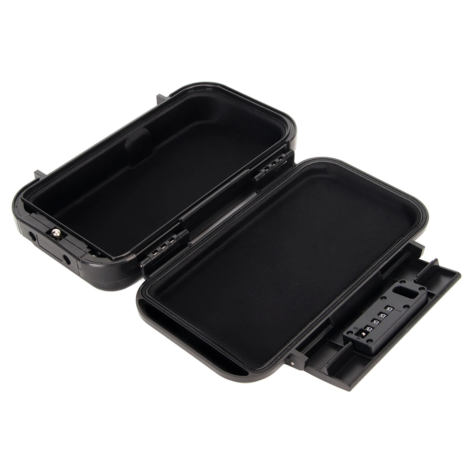 ZK30 Portable Security Case Lock Box Safe Mini Travel Safe 4 Digit Password Combination Lock with Detachable Steel Wire Rope