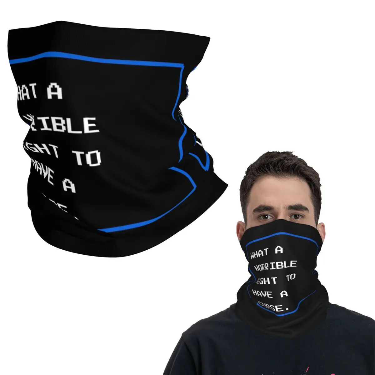 

What A Horrible Night To Have A Curse Castlevania Game Bandana Neck Cover Printed Wrap Scarf Warm Balaclava Running