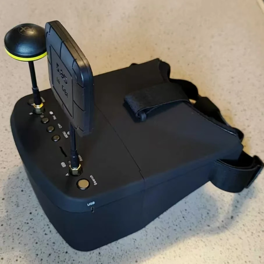 DVR 기능이 있는 FPV 고글 40채널 5인치 800x480 해상도 비디오 헤드셋 EV800D 듀얼 시스템 미니 FPV 고글 FPV 쿼드콥터 드론용